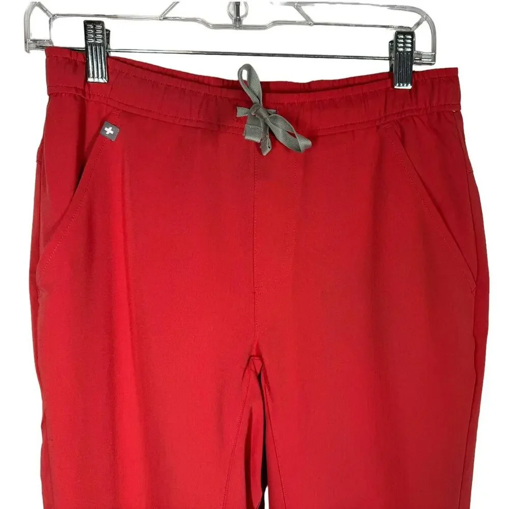 FIGS Tansen Jogger Scrub Pant Clay‎ Coral XS